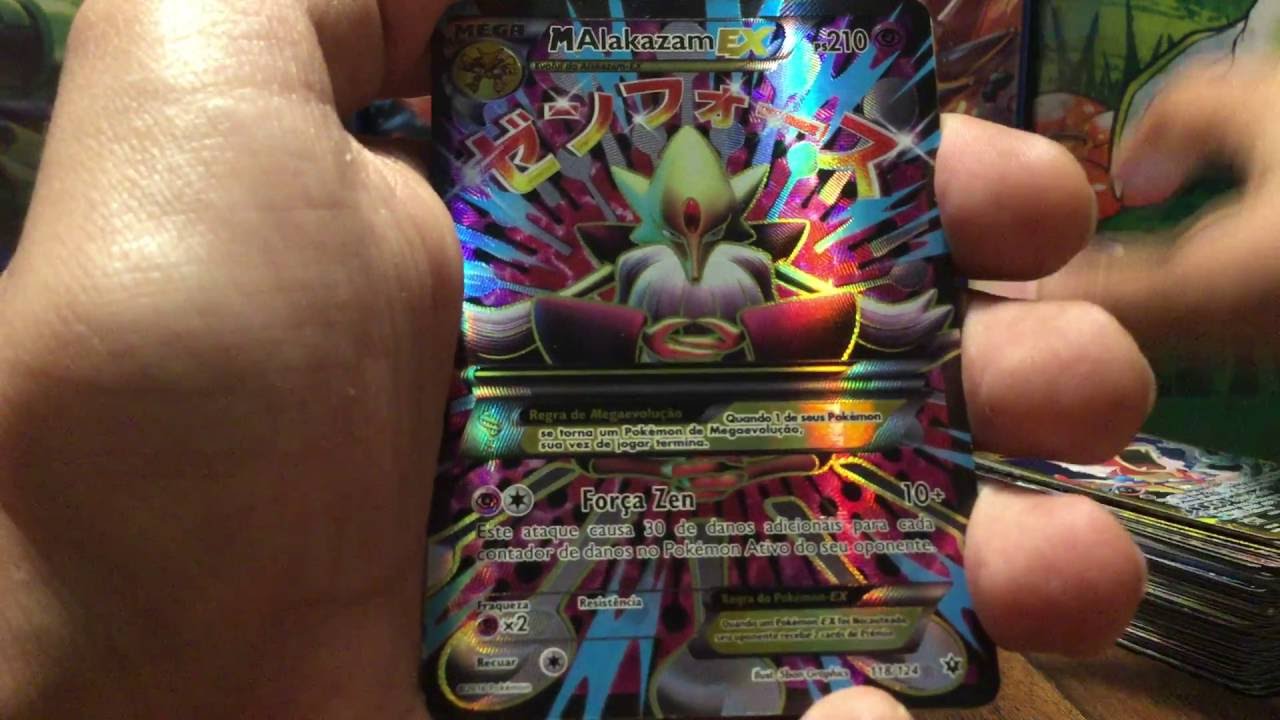 Minhas cartas EX's e Mega - Coleção Pokémon TCG do Bruno!