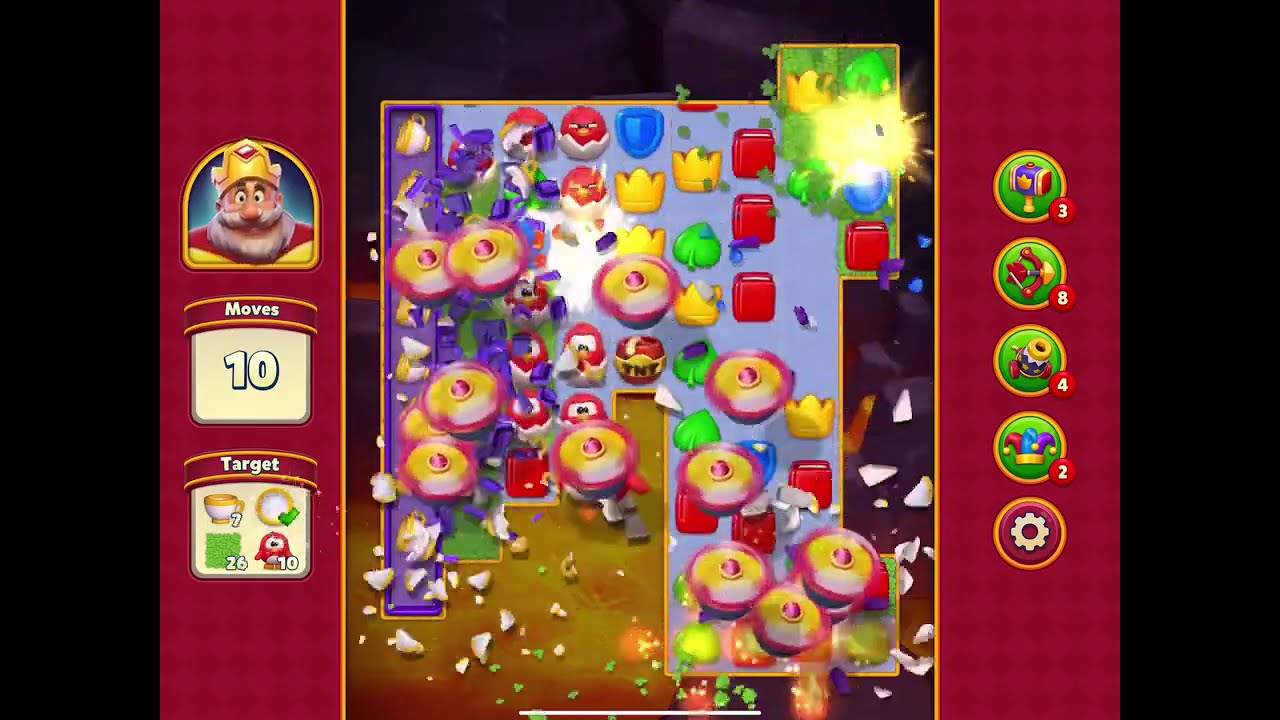 Royal match | levels 1150-1159 | 1 King’s nightmare |