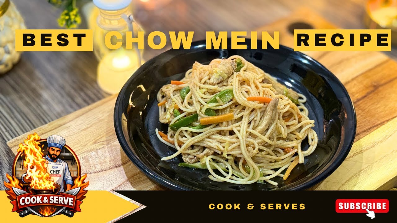 Easy chicken chow mein recipe | how to make chicken chow mein | chow mein banane ka tarika 