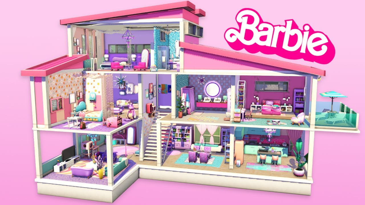 Barbie Dollhouse 🩰 | The Sims 4 - Speed Build (NO CC)