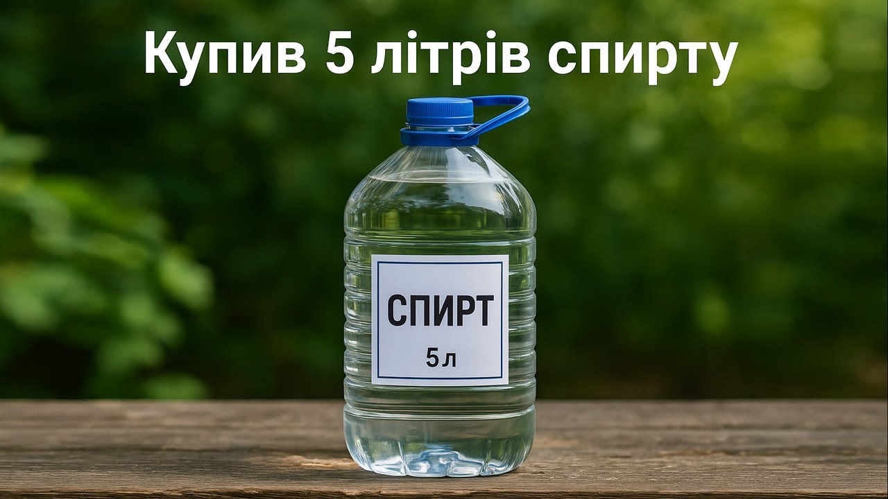Купив 5 літрів спирту