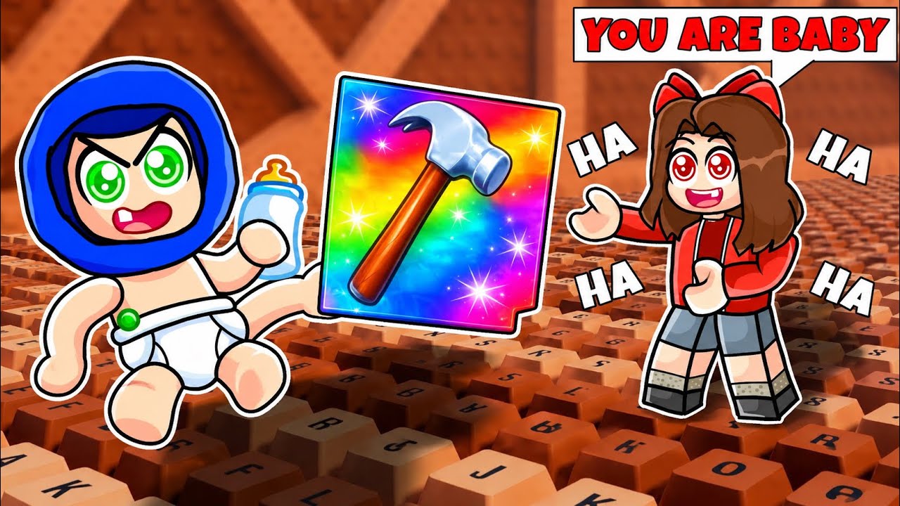 Ayush Became Baby to Troll Ekta in Keyboard Escape Roblox!!