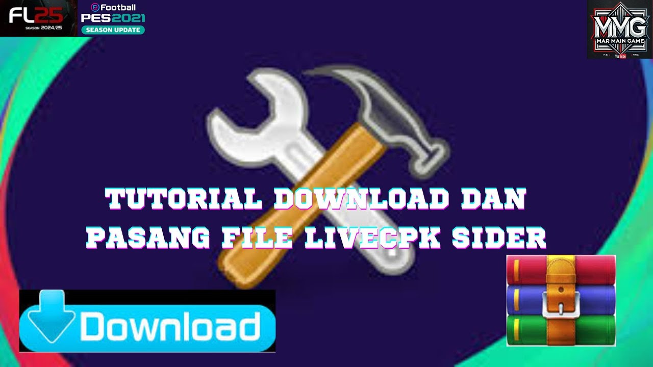 Tutorial Download & Pasang Facepack LiveCPK Sider PES 2021 | Patch FL25 Season 2025