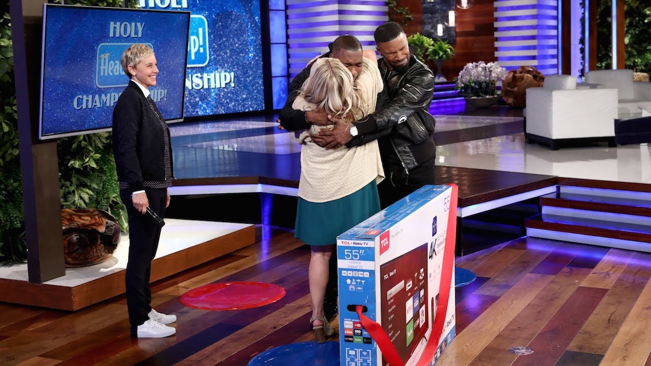 Jamie Foxx & Jay Pharoah Play the Holy 'Heads Up!' Championship