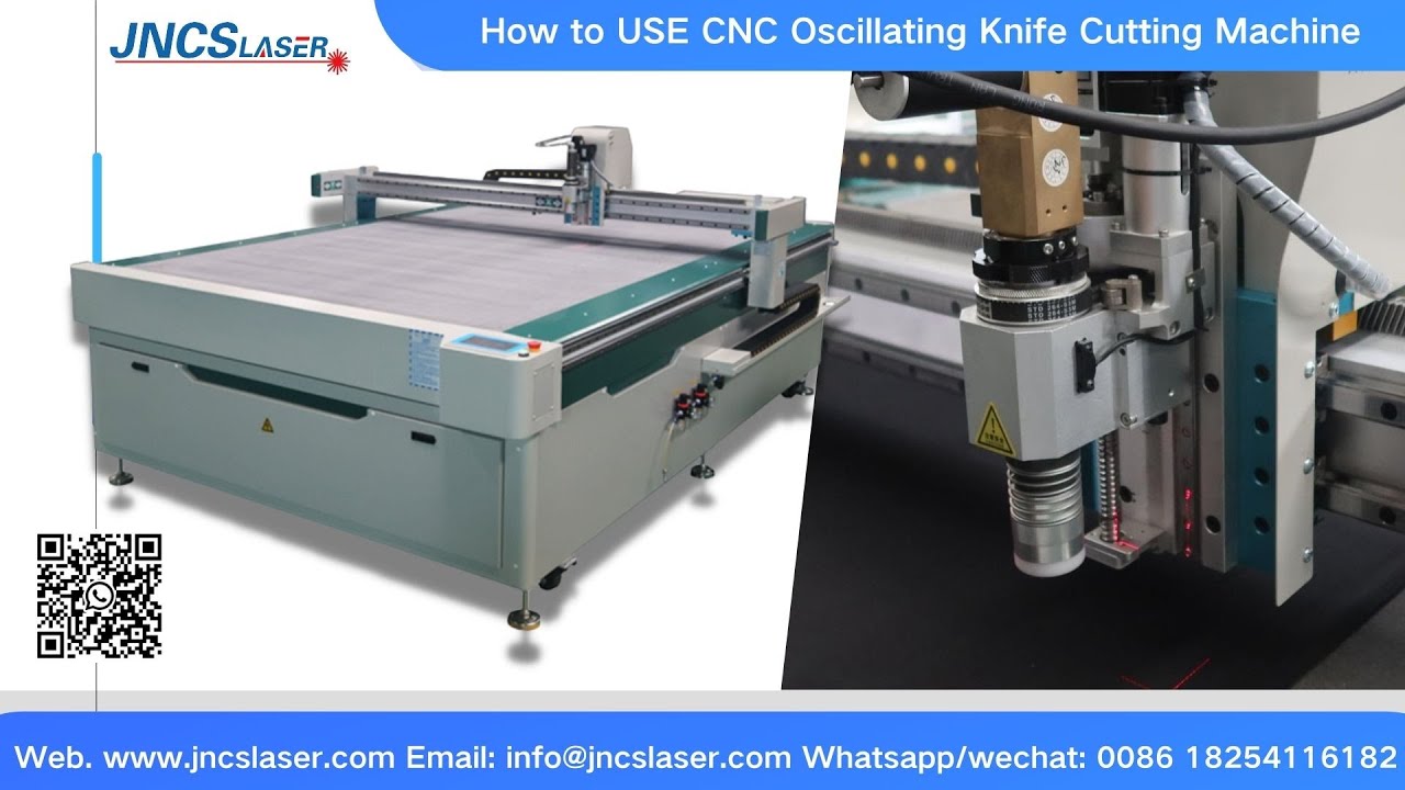 how to use CNC Oscillating Knife cutting machine