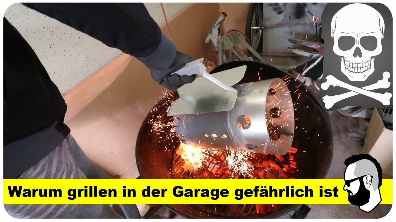 Wie gefährlich ist grillen in der Garage? 🆃🅴🆂🆃 | Pommes Män
