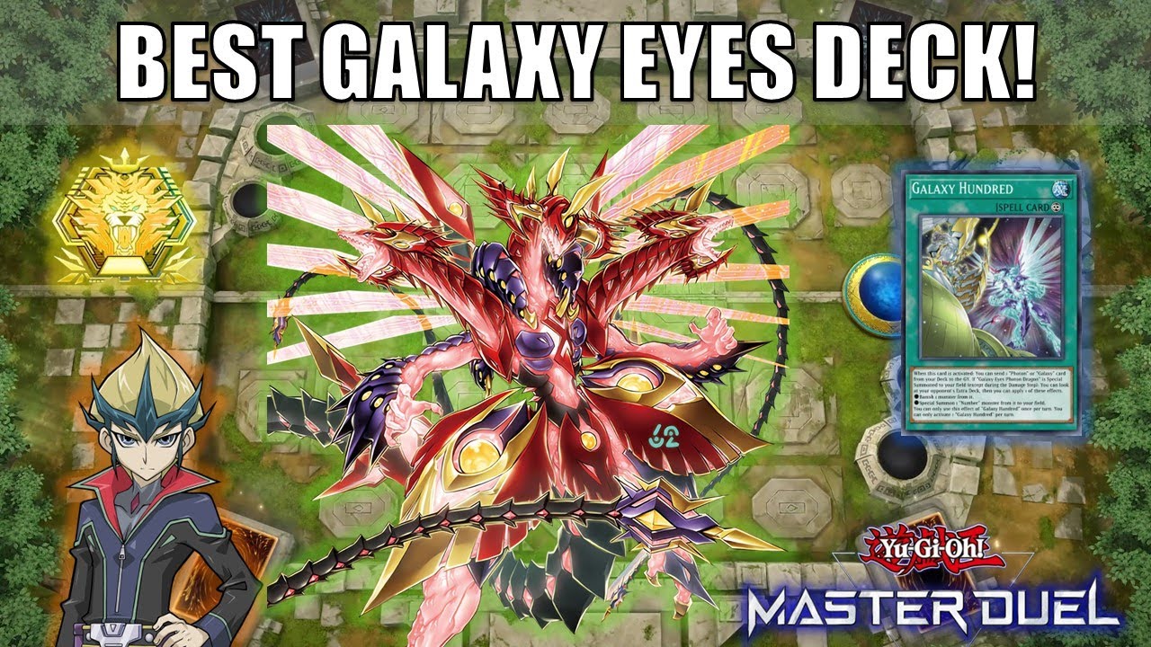 Best Galaxy Eyes Deck OTK - NEW SUPPORT! Crushing META!! | Yu-Gi-Oh Master Duel