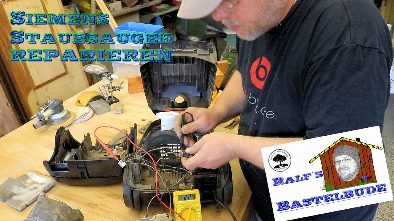 Staubsauger reparieren... Siemens Edition 150 / repair vacuum cleaner