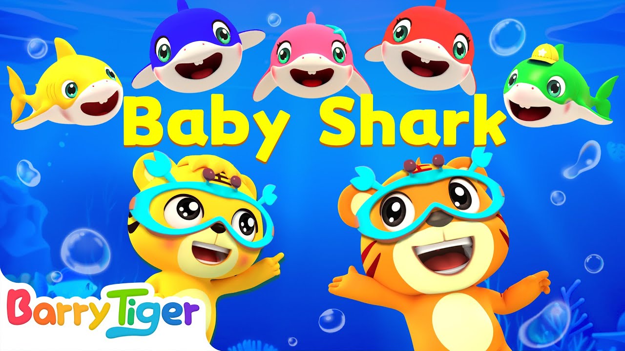 Baby Shark | Nursery Rhymes | Kids Songs - Baby Tiger