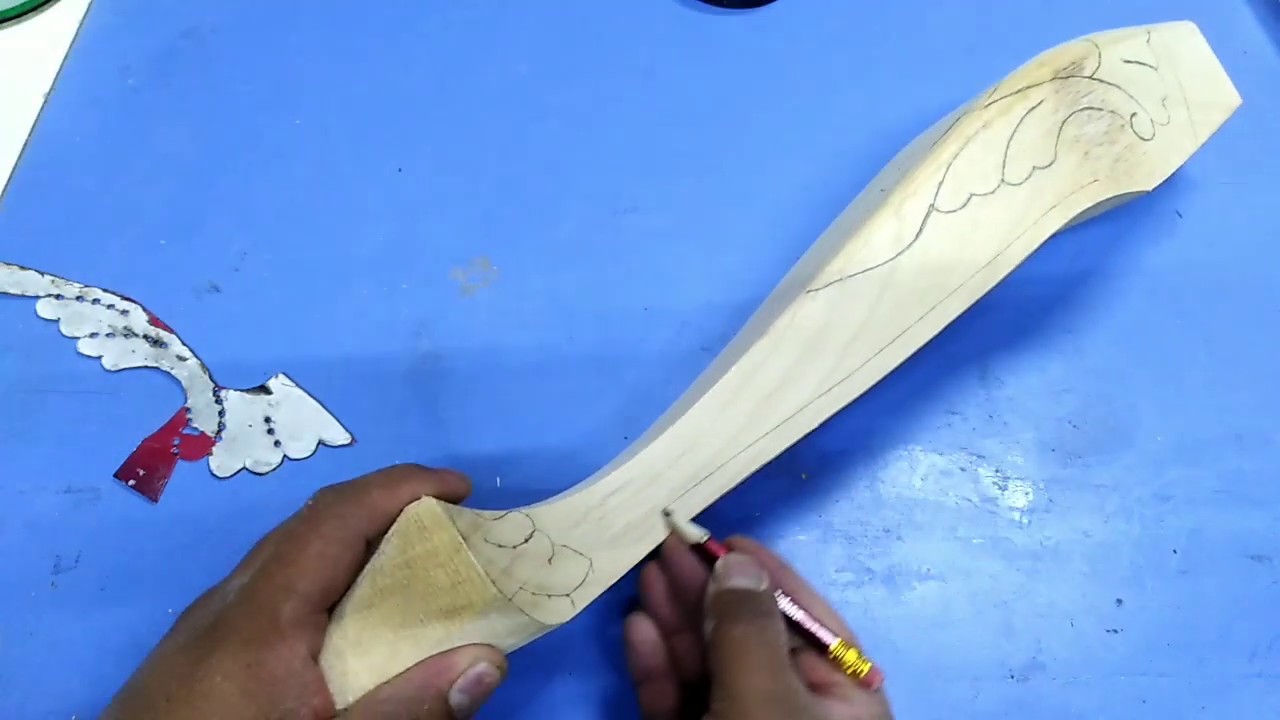 Muebles: Como hacer una pata de silla estilo clásico y como plantillarlo para el tallado (2 Parte)