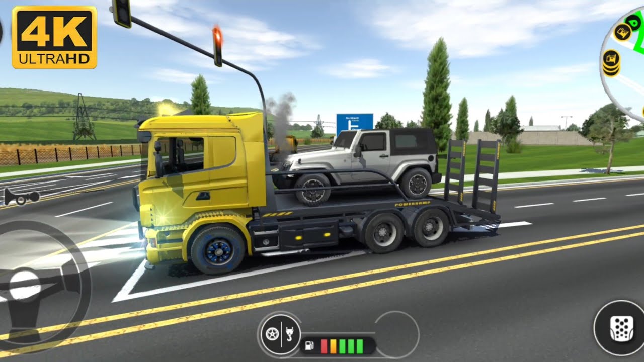 POV SCANIA DELIVRY CAR DRIVE SIMULATOR 2024 GAMEPLAY 