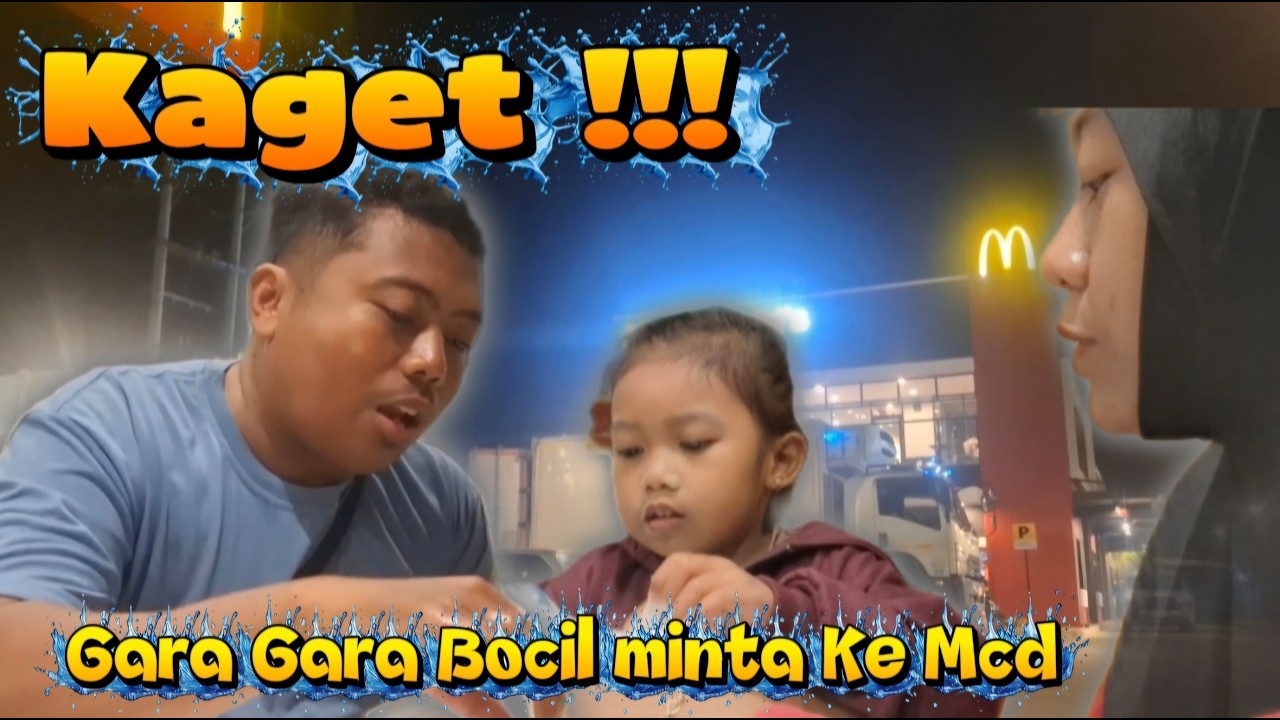 TERKEJUT 😱😱 BARU PERTAMA KALI KE MCD 😂