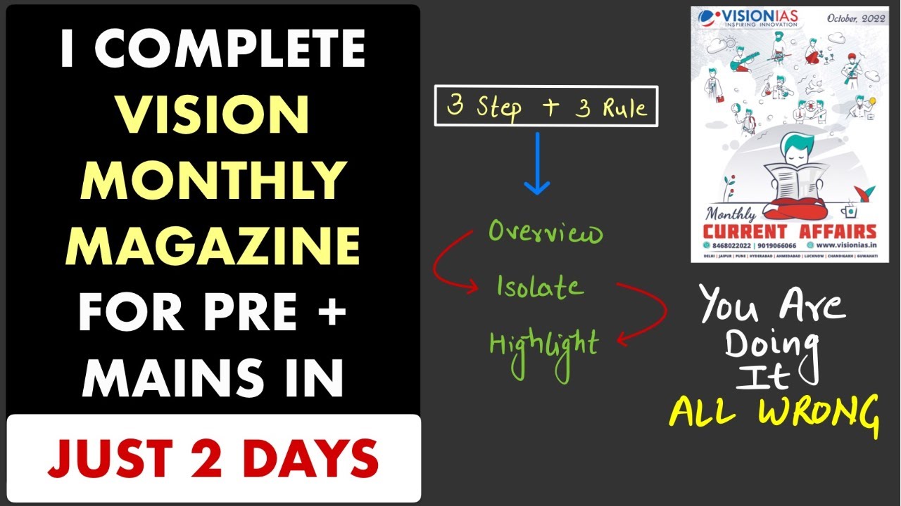 VISION MONTHLY **ONLY** TAKES 2 DAYS TO COMPLETE || YOU ARE DOING IT ALL WRONG