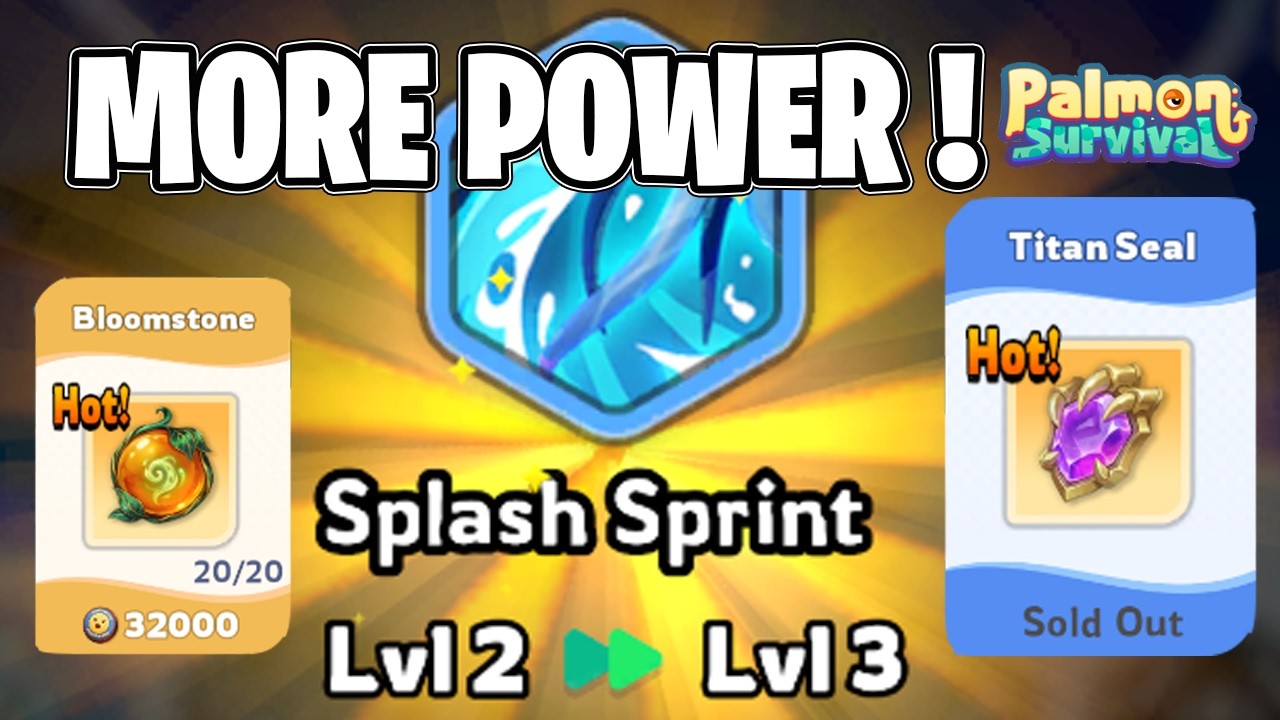 Bloomstone and Titan Seal items : HOW WE CAN MAKE MORE POWER WİTH BOOS PALMONS - Palmon Survival