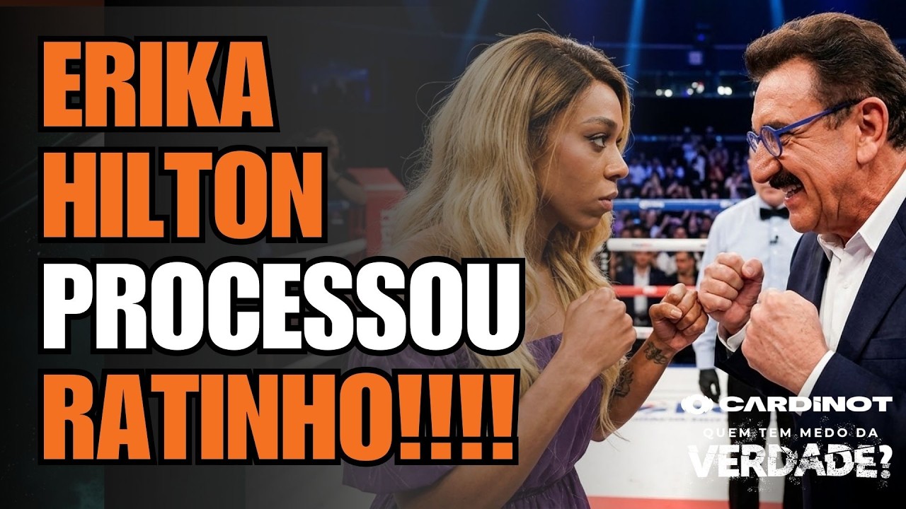 ERIKA HILTON processa RATINHO após fala polêmica na TV! VEJA O QUE ACONTECEU