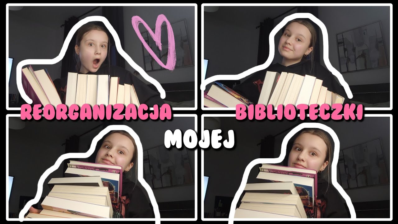 REORGANIZACJA BIBLIOTECZKI 💋💞📚 (było ciężko...)