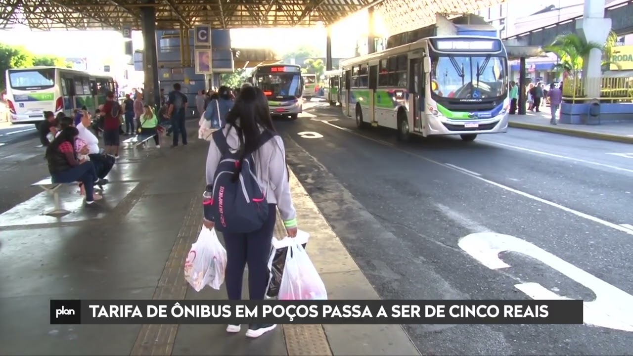 TARIFA DO TRANSPORTE COLETIVO EM POÇOS DE CALDAS PASSA A R$ 5 A PARTIR DE 9 DE MARÇO
