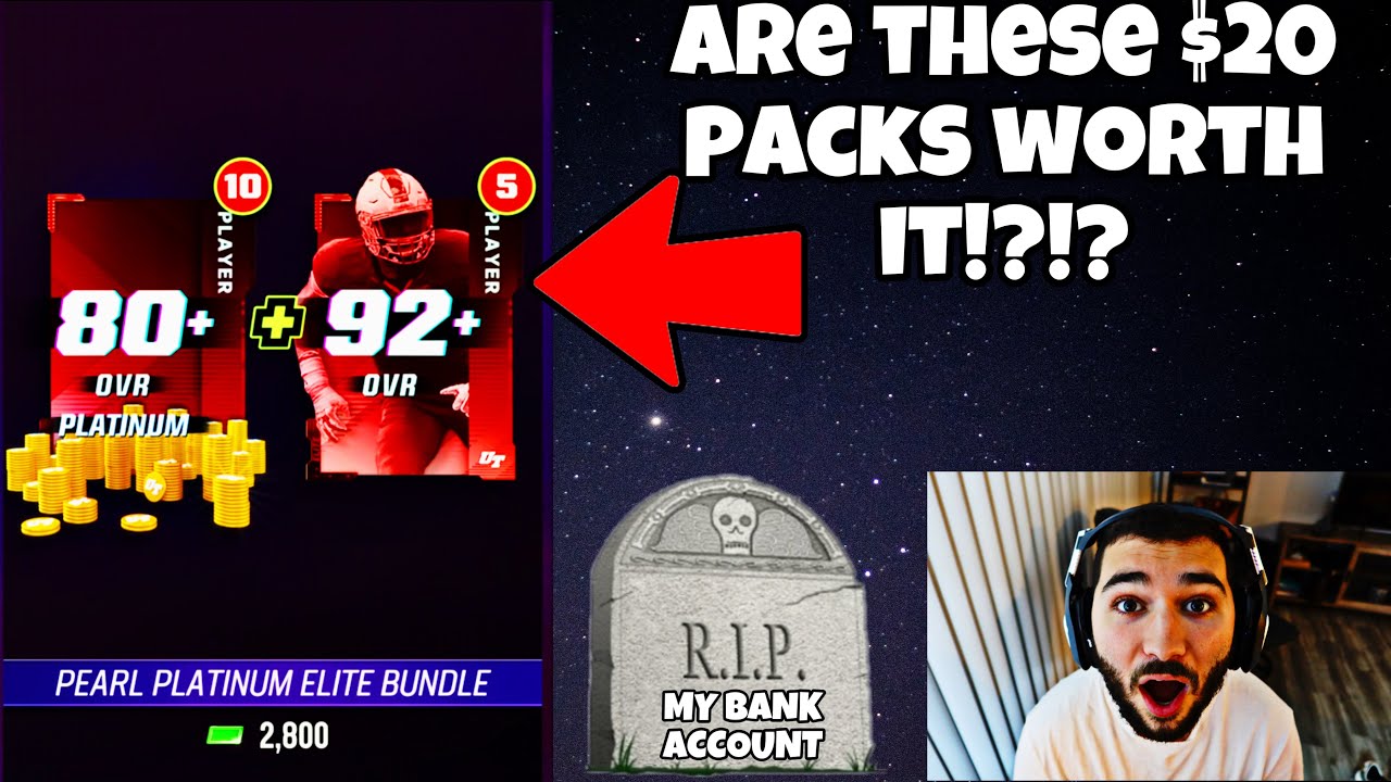 IS THIS $22 ELITE PLATINUM BUNDLE WORTH IT?!?!? YOU DECIDE!!!! MADDEN 23 ULTIMATE TEAM