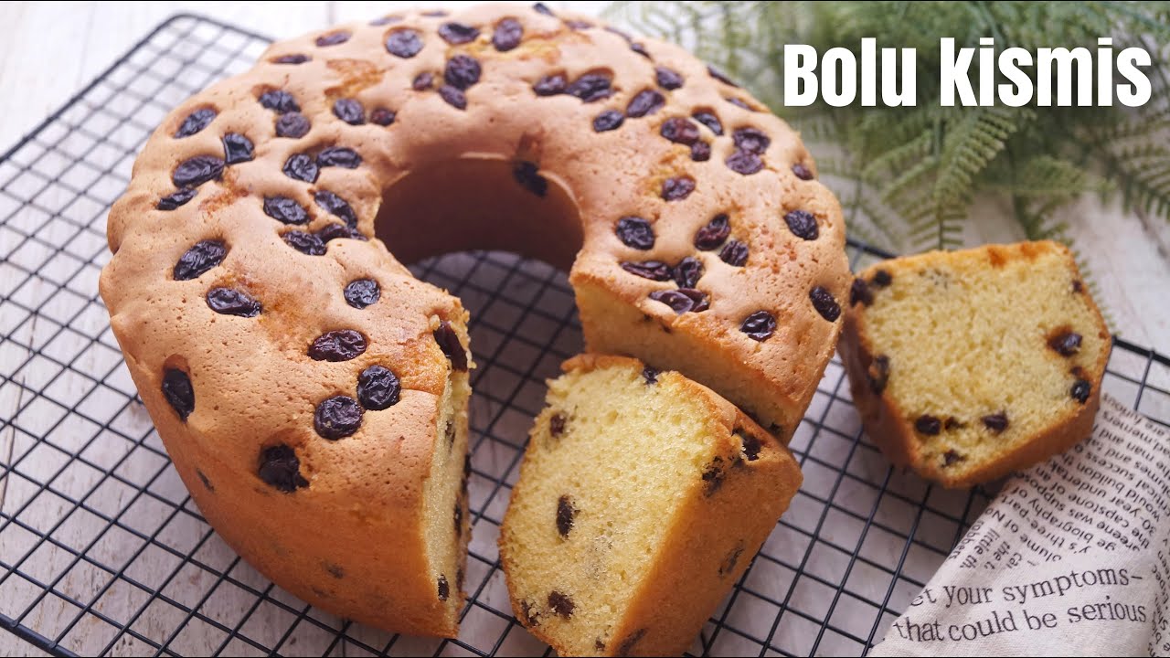 RESEP PALING MUDAH MEMBUAT BOLU KISMIS JADUL ANTI GAGAL