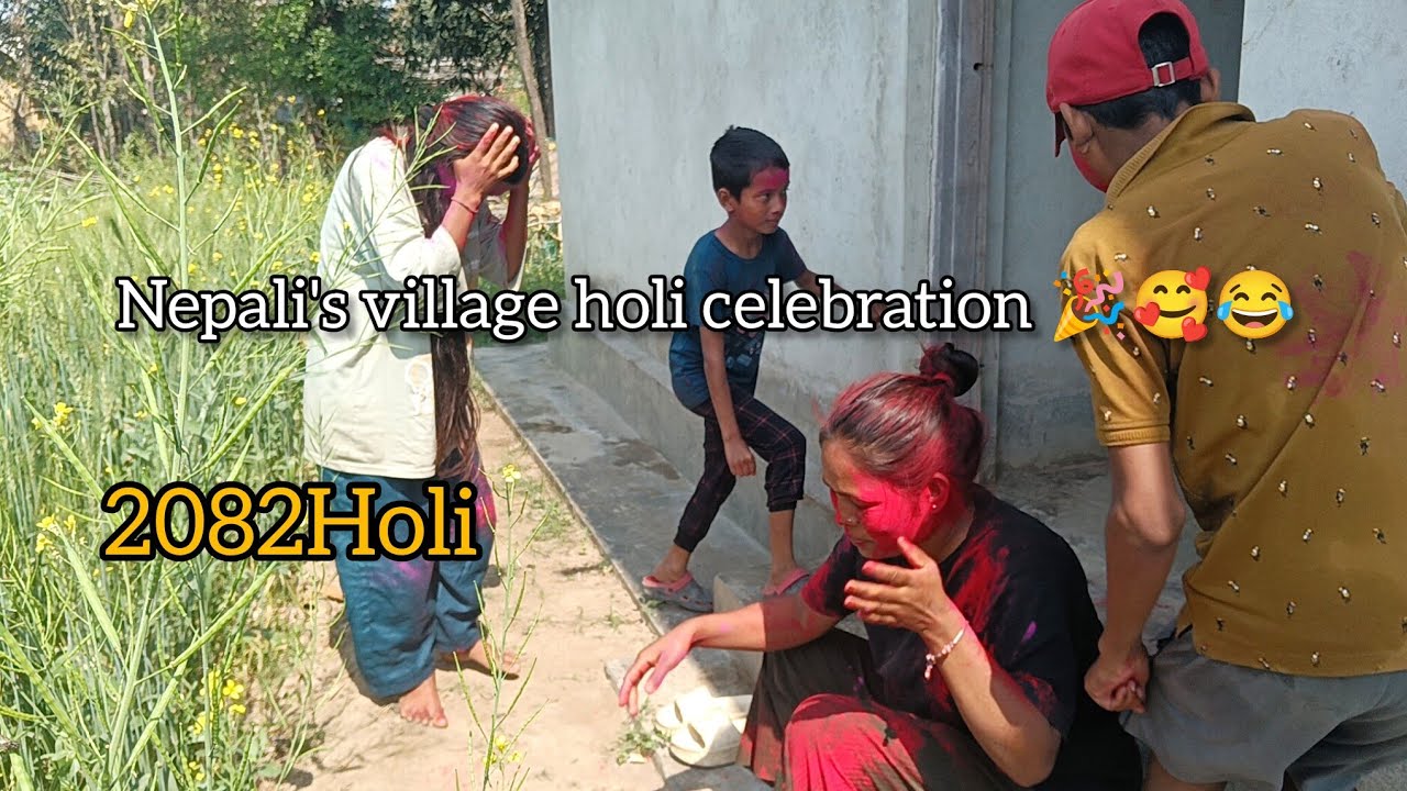 Beyond the City: Holi 2082 in a Nepali Village 🇳🇵 | Tradition, Unity & Colors