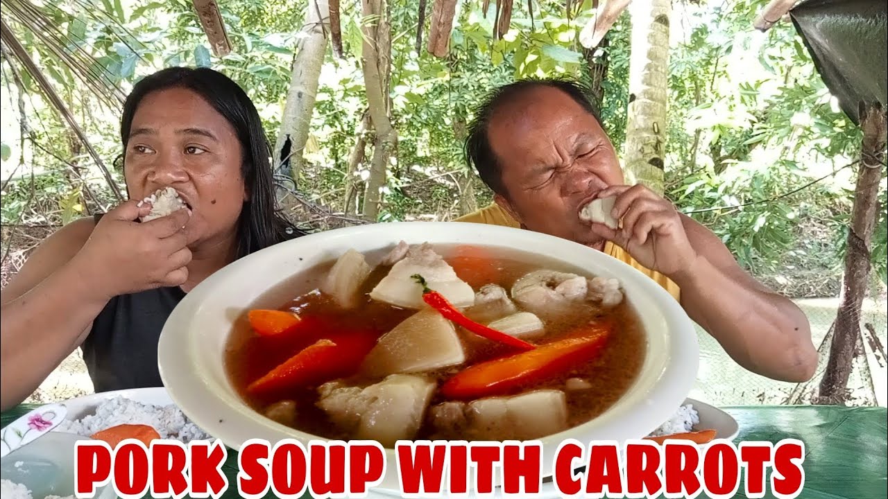 PORK SOUP WITH CARROTS #lutongbahayrecipe #food #lunch 