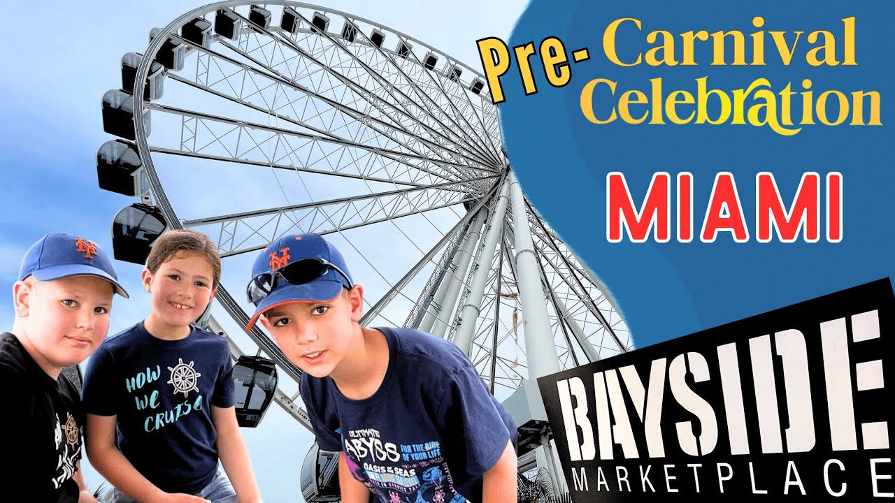 Готовимся к посадке на наш круиз | Bayside Market Place | Holiday Inn Port of Miami