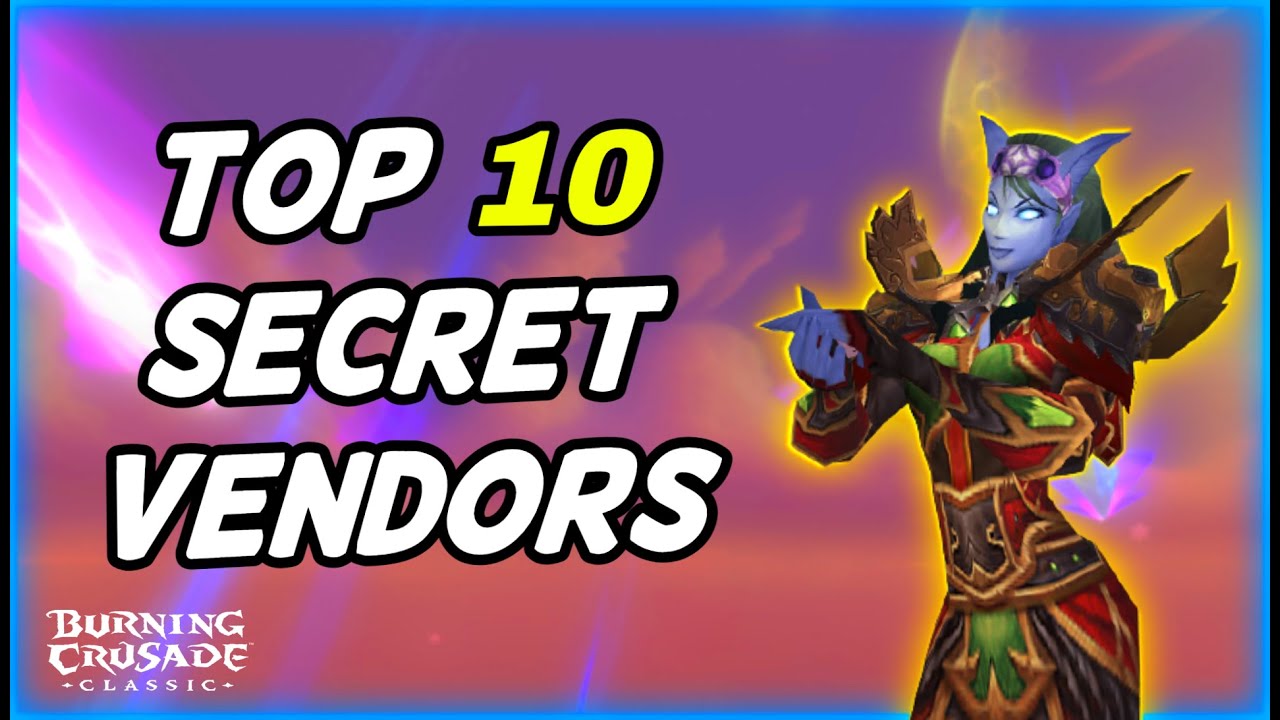 TOP 10 secret vendors in TBC Classic