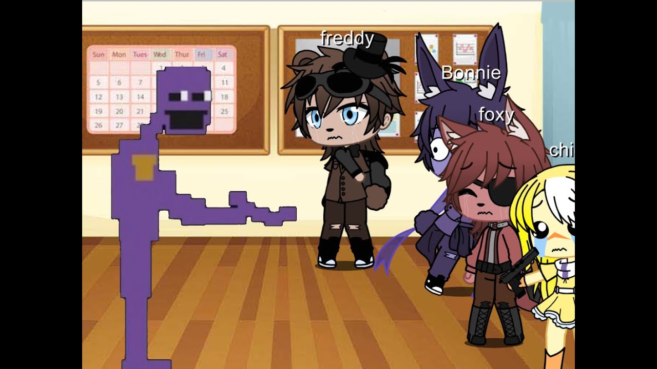 Fnaf 1 Stuck In A Room With William Afton For 24 Hours | Gacha Fnaf |