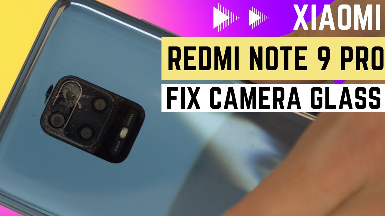 Xiaomi REDMI NOTE 9 PRO — Как заменить стекло камеры с помощью CrocFIX