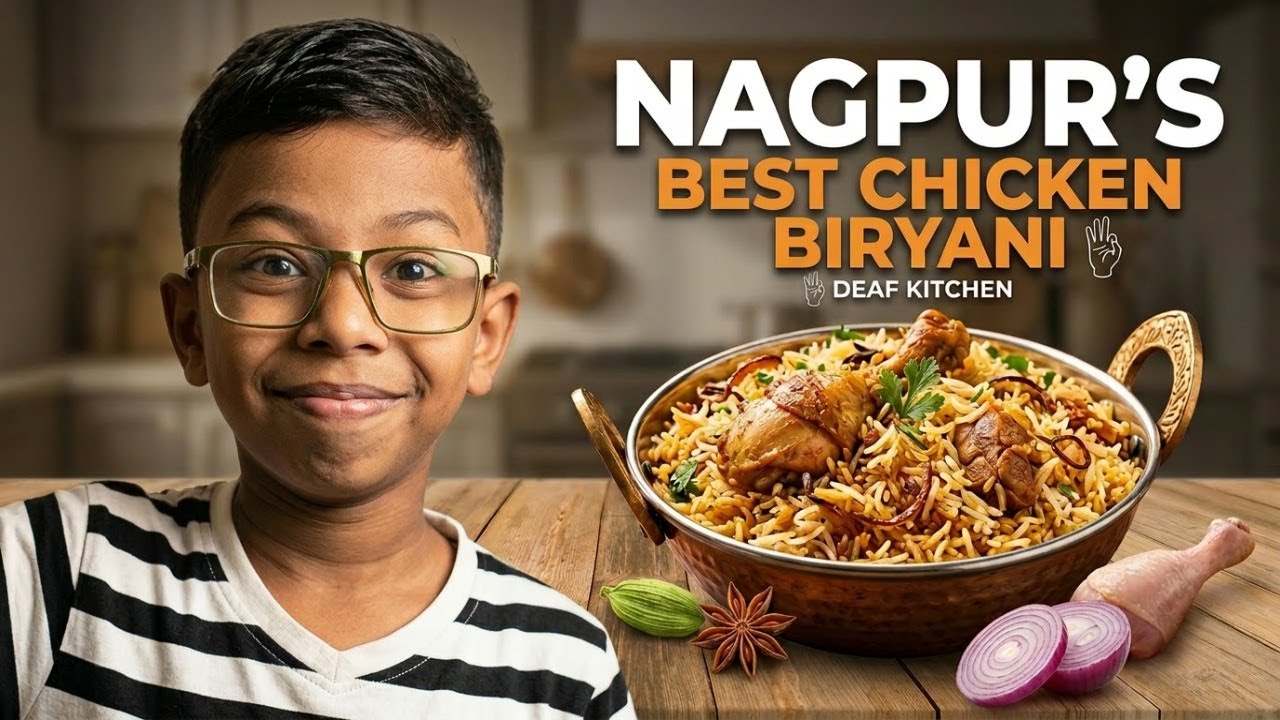 Nagpur Chicken Biryani Recipe| Traditional Maharashtra Biryani Recipe | Deaf Kitchen