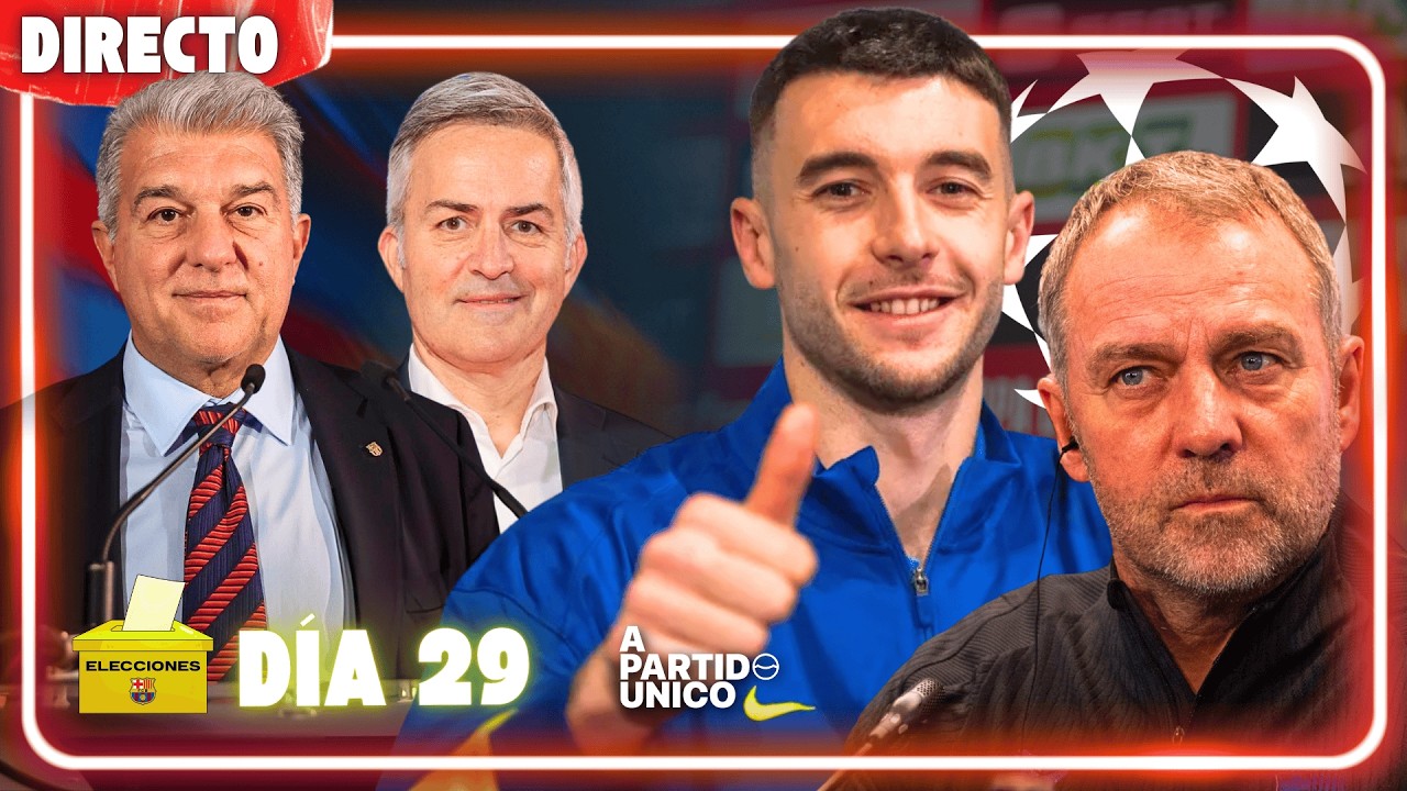 🔴 JOAN GARCÍA y FLICK en RUEDA de PRENSA | PRIMER DEBATE LAPORTA - FONT