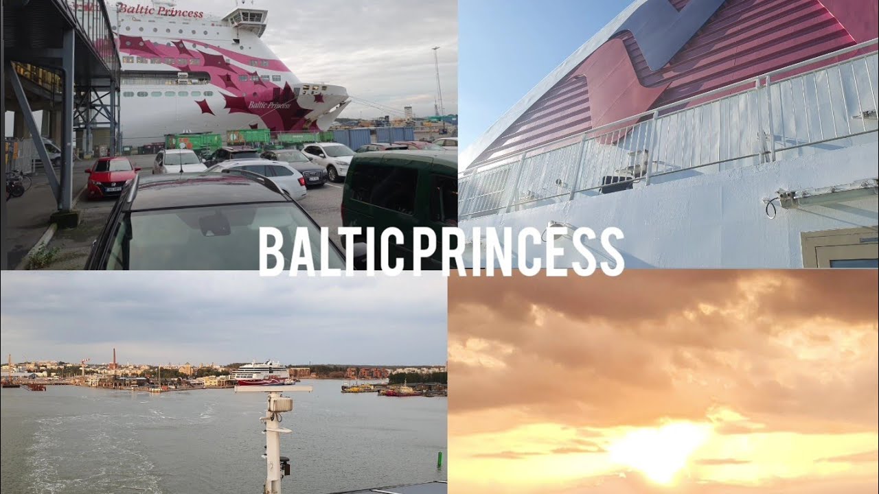 M/S Baltic Princess cruise in a small storm 2025