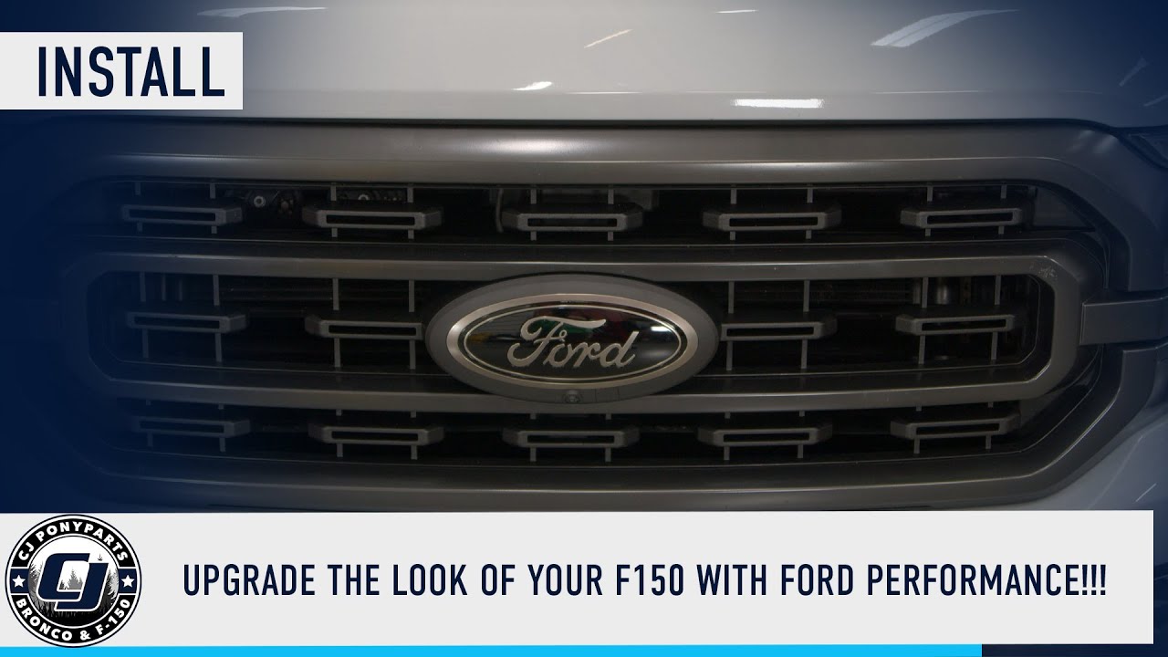 Add a Splash of Black to Your Ford F-150 with These Oval Emblems from Ford Performance
