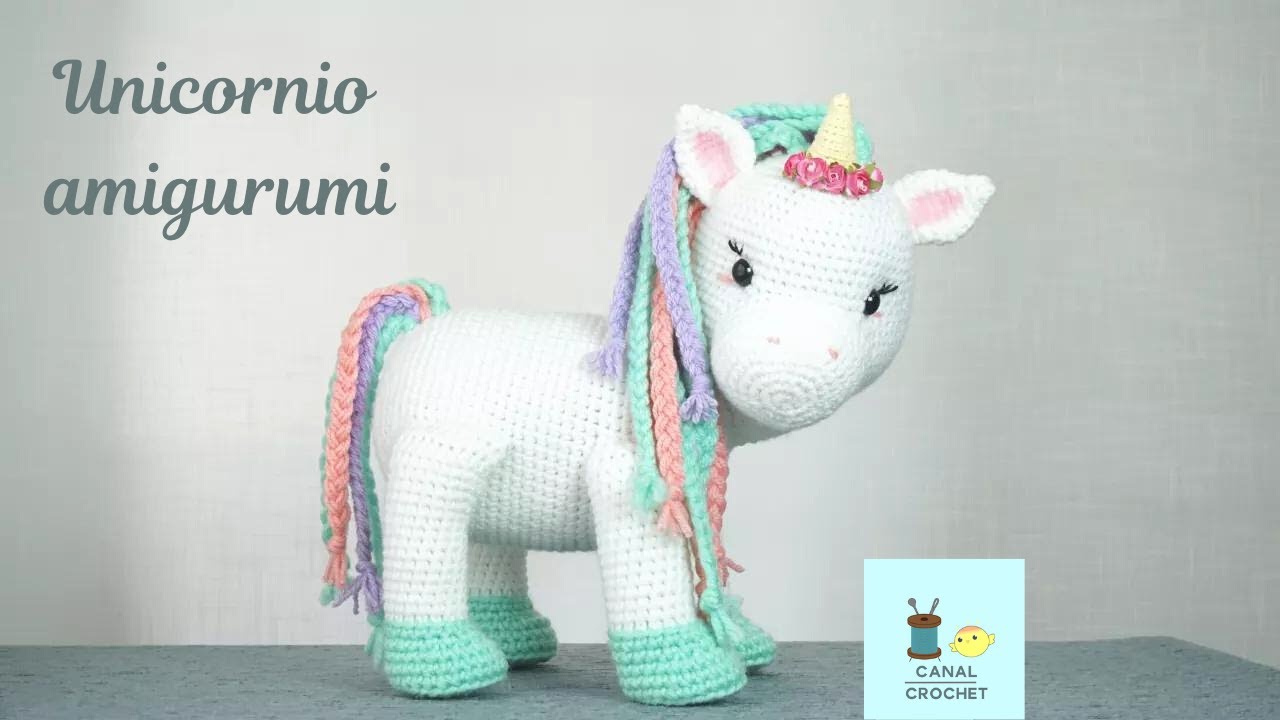 Unicornio amigurumi tutorial