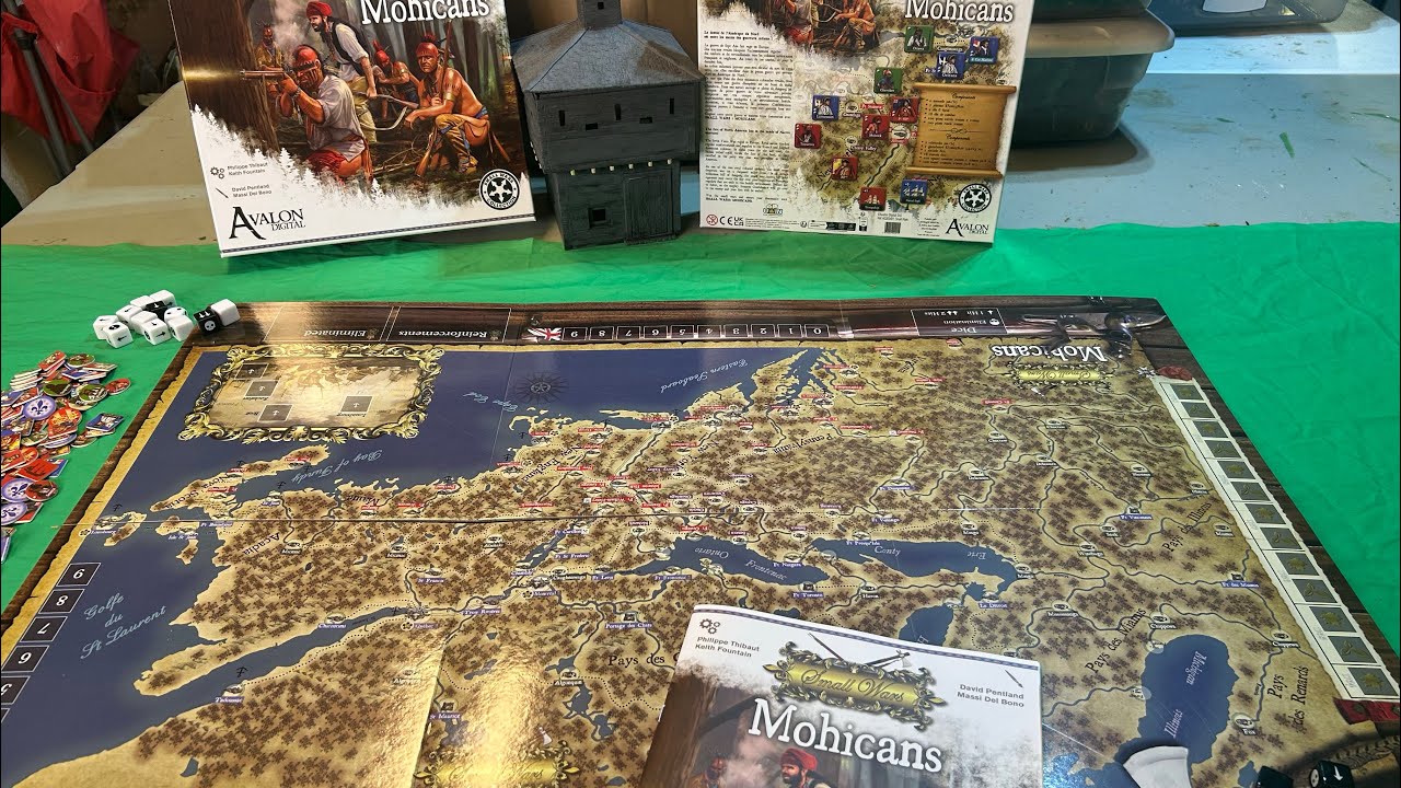 Mohicans Small Wars board game review  Avalon Digital Games , Philippe Thibaut