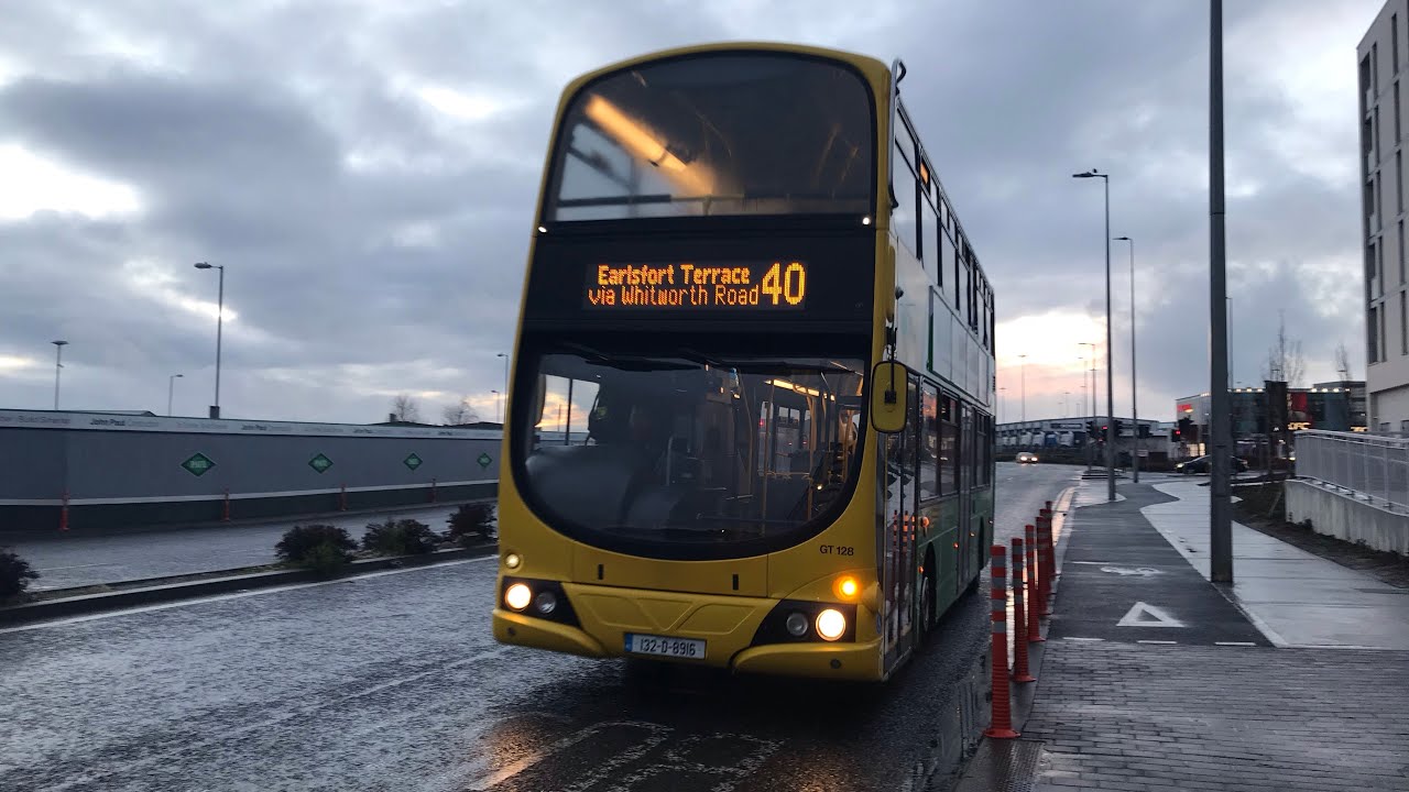 Dublin Bus | Route 40 to Earlsfort Terrace | Wright Gemini 2 Volvo B9TL | GT128