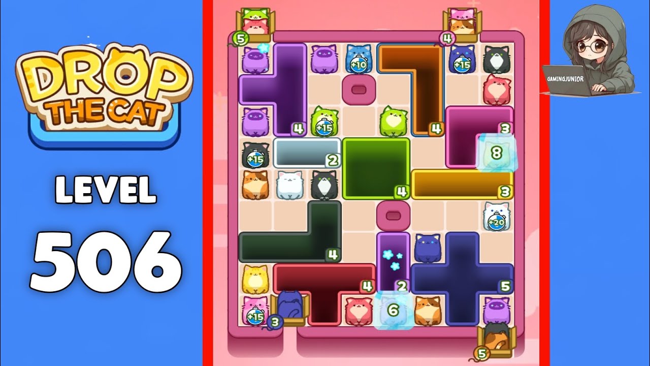 Drop The Cat level 506 solution