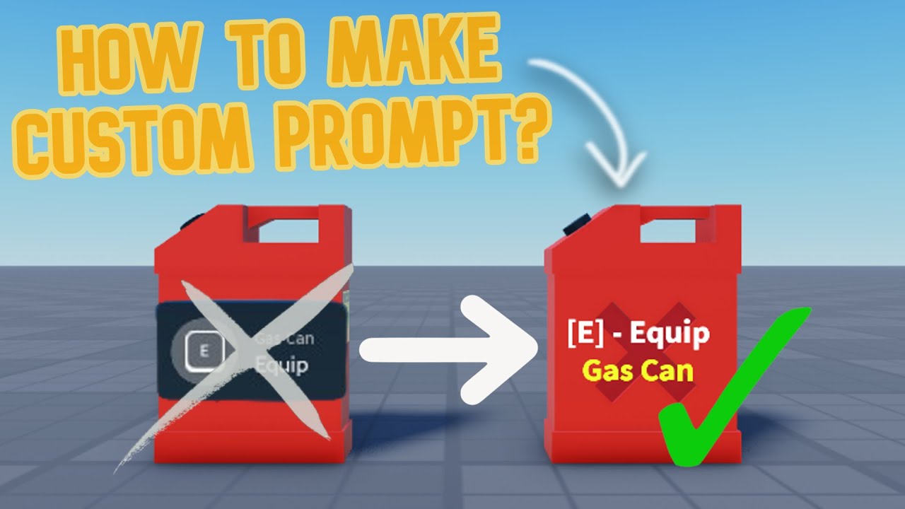 How to Make CUSTOM PROXIMITY PROMPT? | Roblox Studio Tutorial