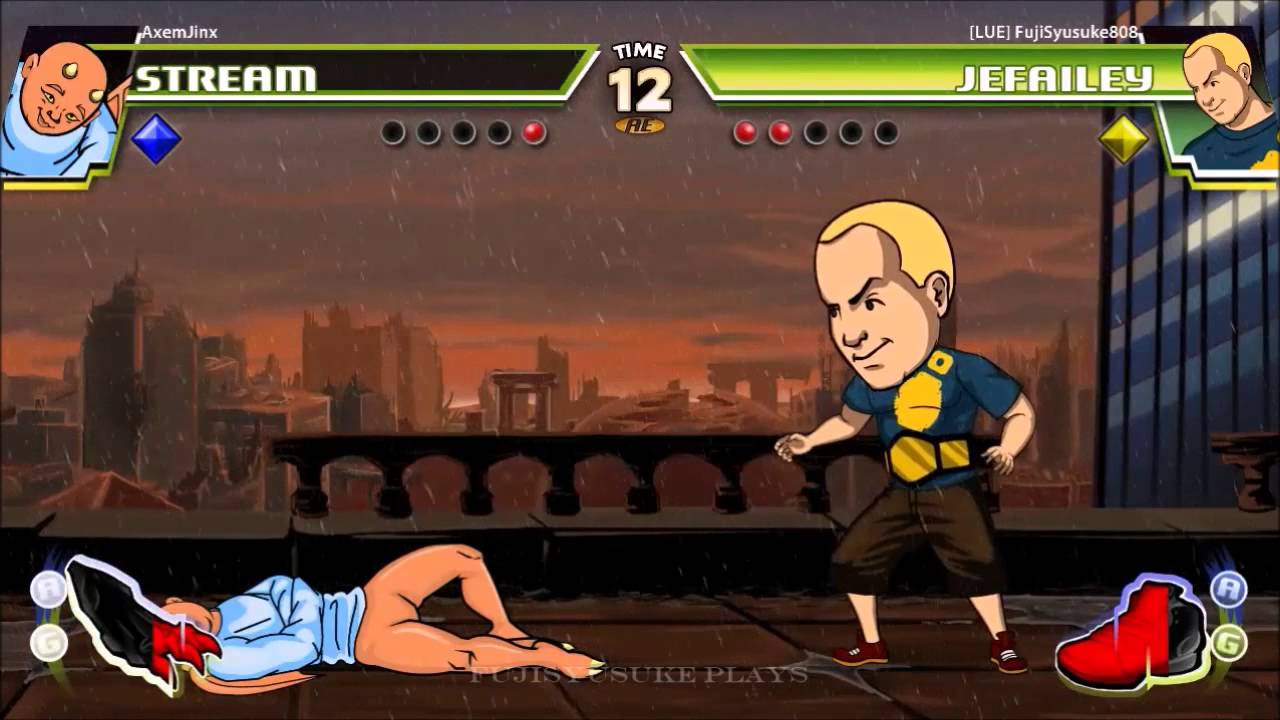 Divekick: FujiSyusuke808 vs. AxemJinx [Stream vs. Jefailey]