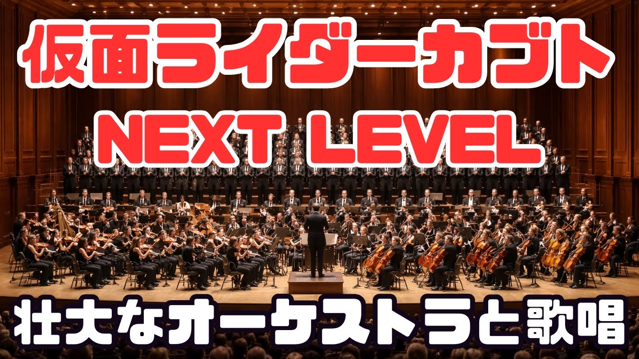 仮面ライダーカブト｜NEXT LEVEL｜20周年記念して壮大なオーケストラと合唱でお届け