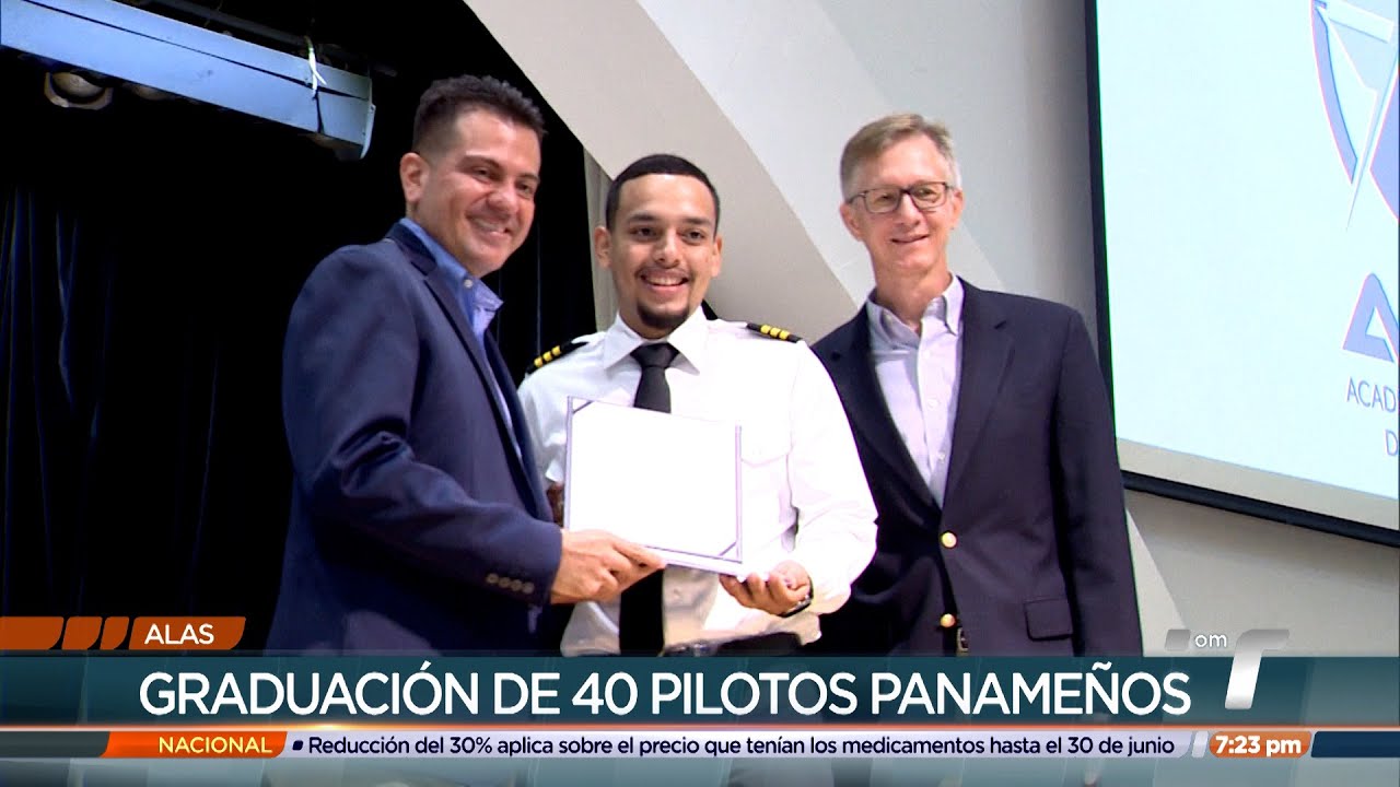 40 panameños se gradúan de piloto comercial de la Academia Alas