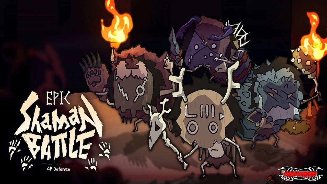 Epic Shaman Battle 4p Defense game play plus all my items shown