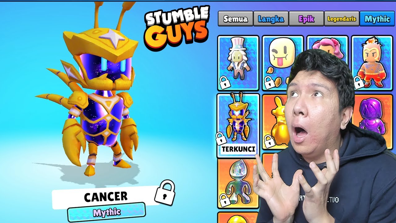 COMEBACK GAME BOCIL ADA SKIN MYTHIC SEMOGA DAPAT! Stumble Guys