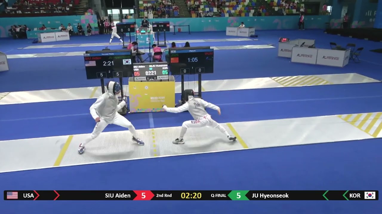 Wuxi Worlds 2025 CMF - L8 - Aiden Siu USA v Ju Hyeonseok KOR