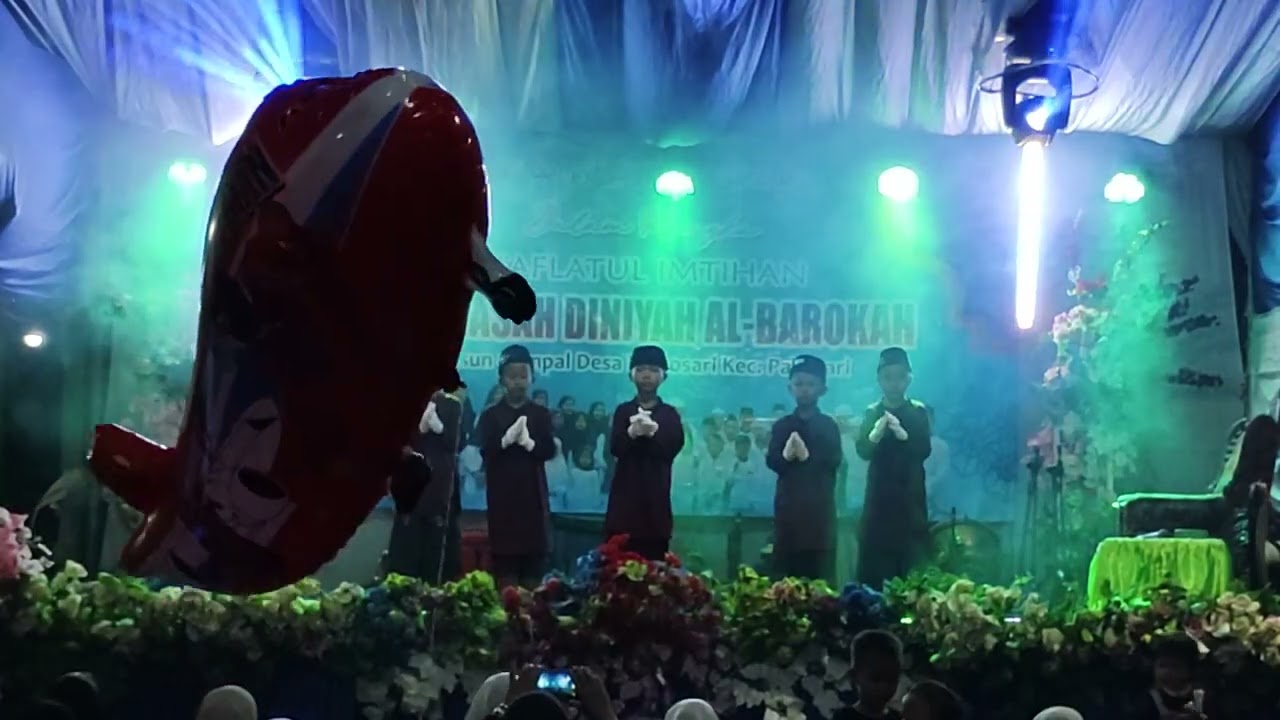 Tampilan haflatul imtihan MD al-barokah 2026 ( mutayyan)