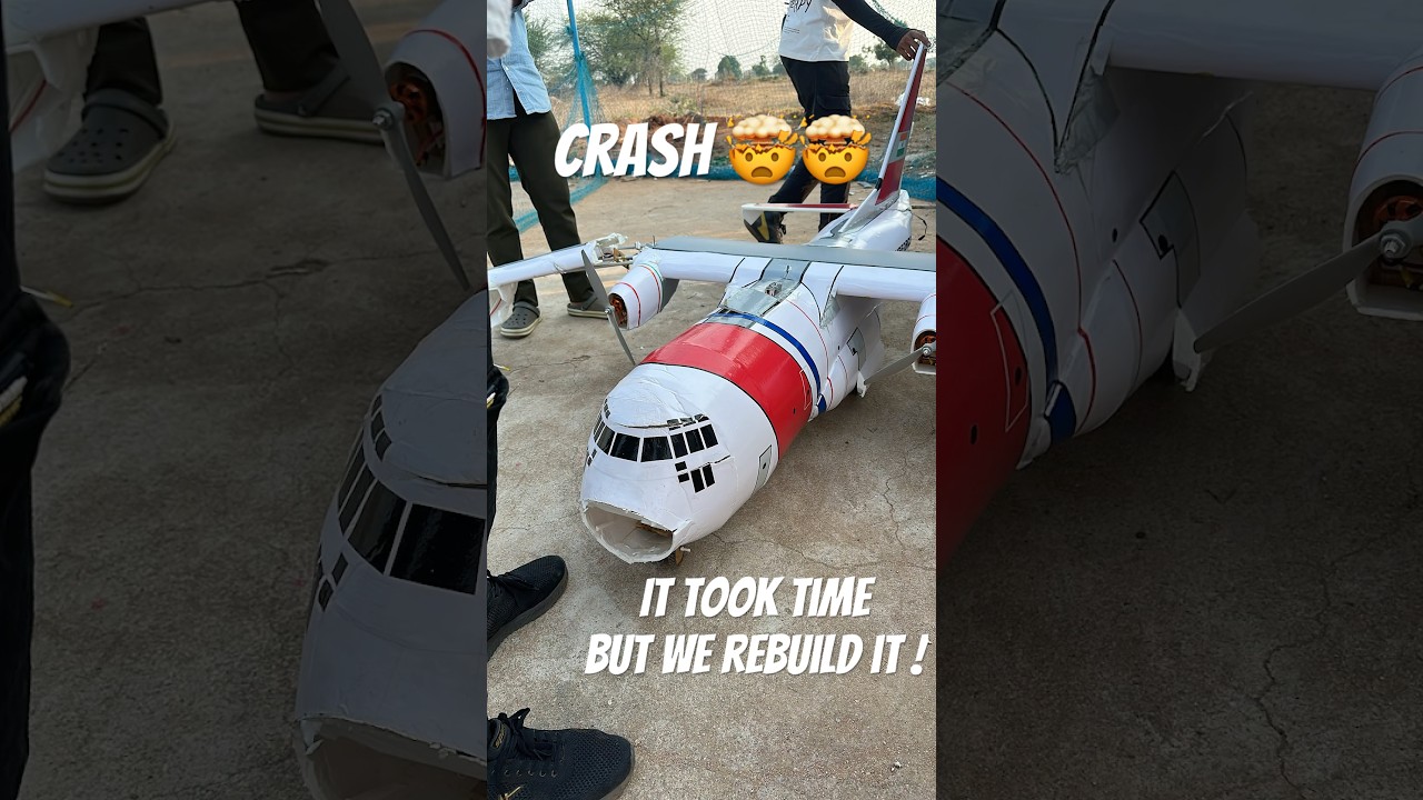 Biggest Hand made Rc plane #reel #rcaircraft #aviation #rcairplane  #youtubeshorts @creativefox858