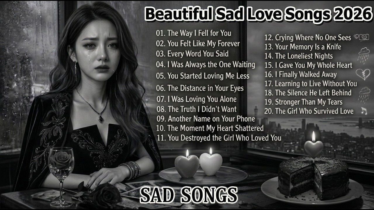 Heartbreak Songs Playlist 2026 | Beautiful Sad Love Songs That Heal Your Pain