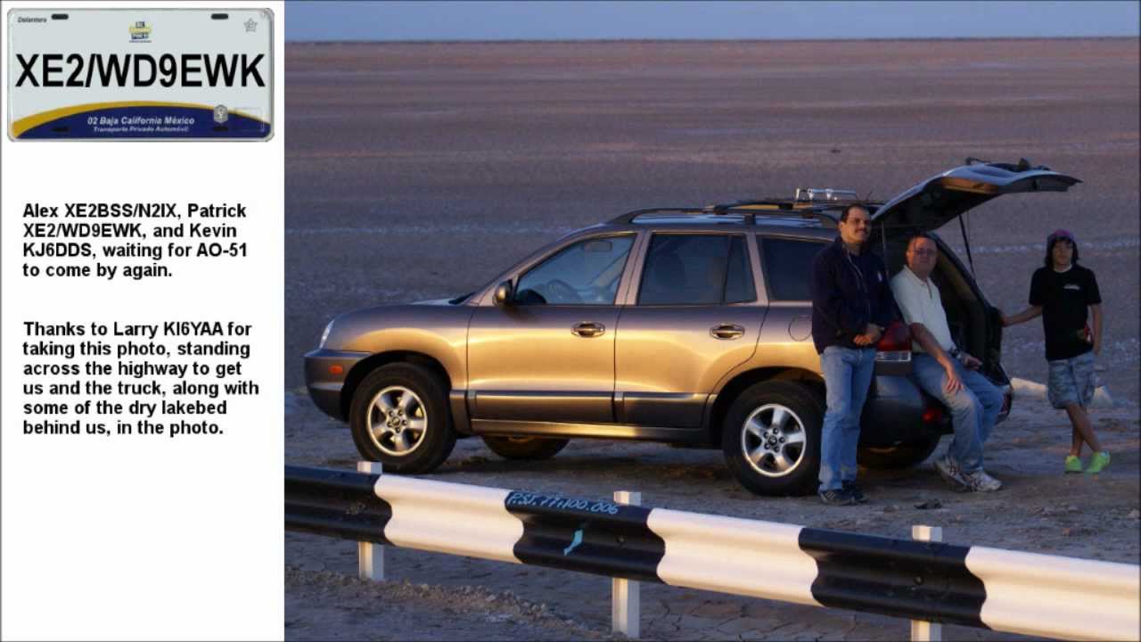 XE2/WD9EWK working AO-51 from northern Baja California (DM21jw) - 19 February 2010 at 0158 UTC