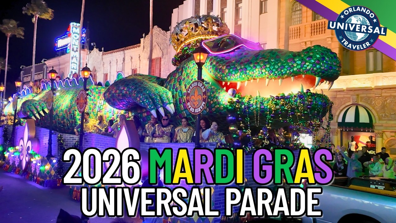 Universal Orlando | 2026 Mardi Gras Parade