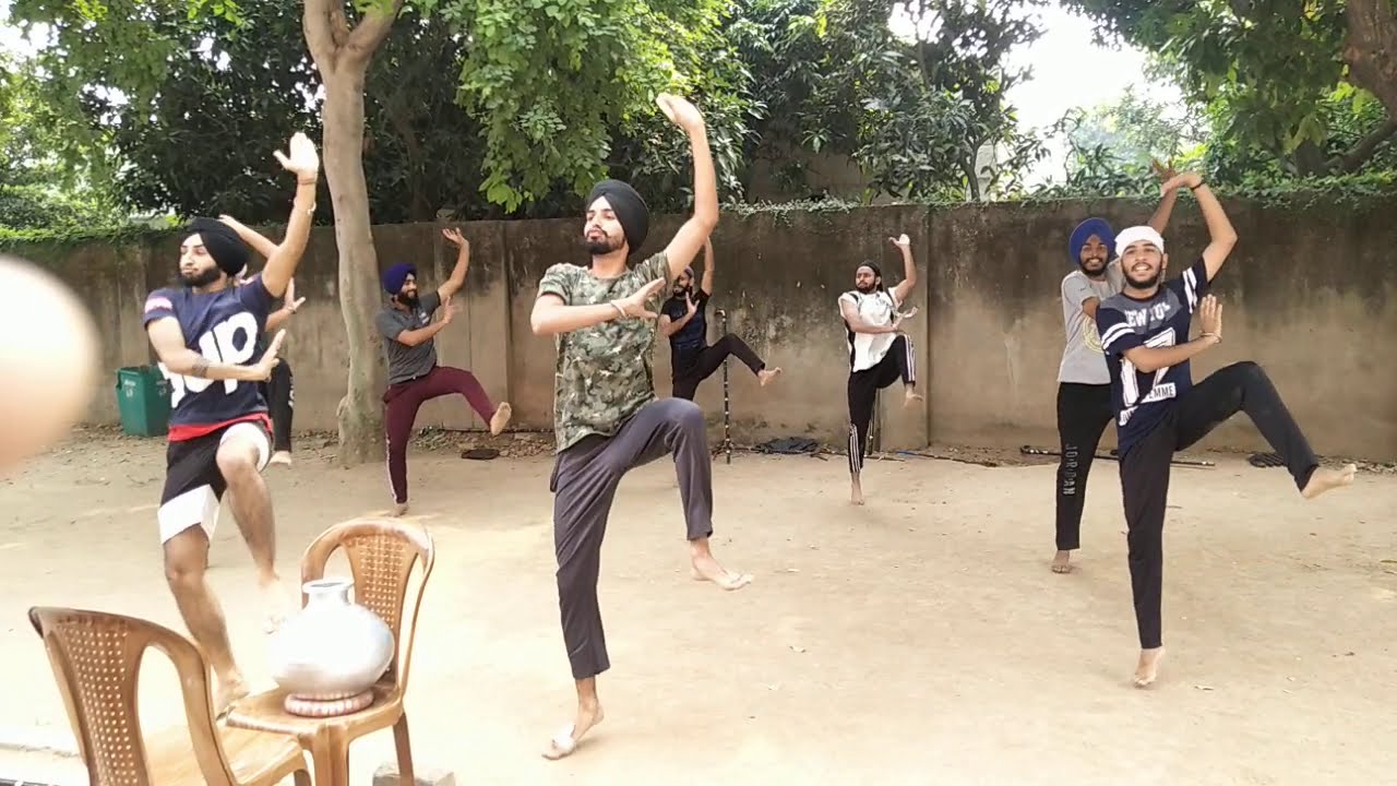 Bhangra khalsa college Mohali rehersal